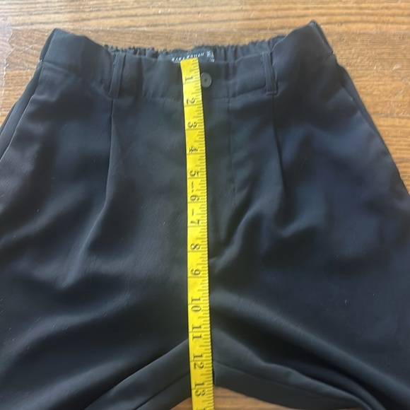 Zara Cropped Black Comfort Pants Size S - Picture 7 of 10